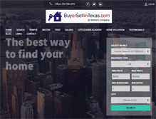 Tablet Screenshot of buyorsellintexas.com